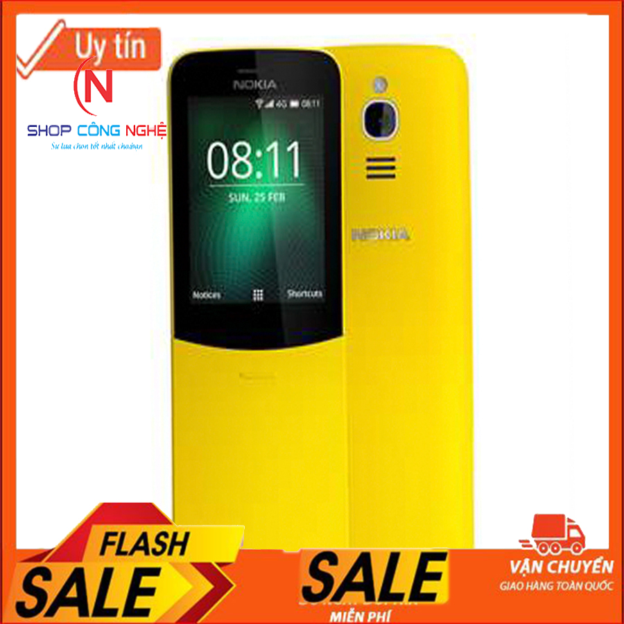 [ĐIỆN THOẠI ĐỘC LẠ] Nokia 8110 NẮP TRƯỢT 2 Sim  BẢO HÀNH 12 THÁNG