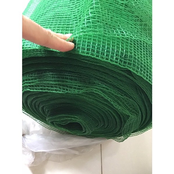 10 mét lưới cước xanh rào gà khổ cao 1 mét - lưới nhựa dày