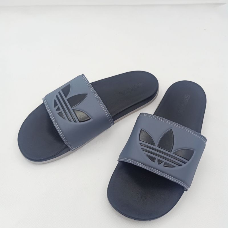 Dép adidas nam plus bông lúa xám