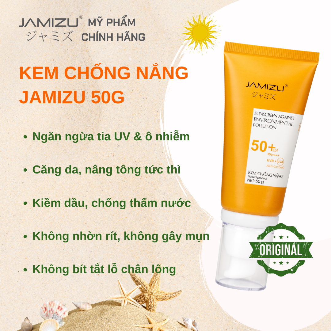 Kem chống nắng Jamizu 50g