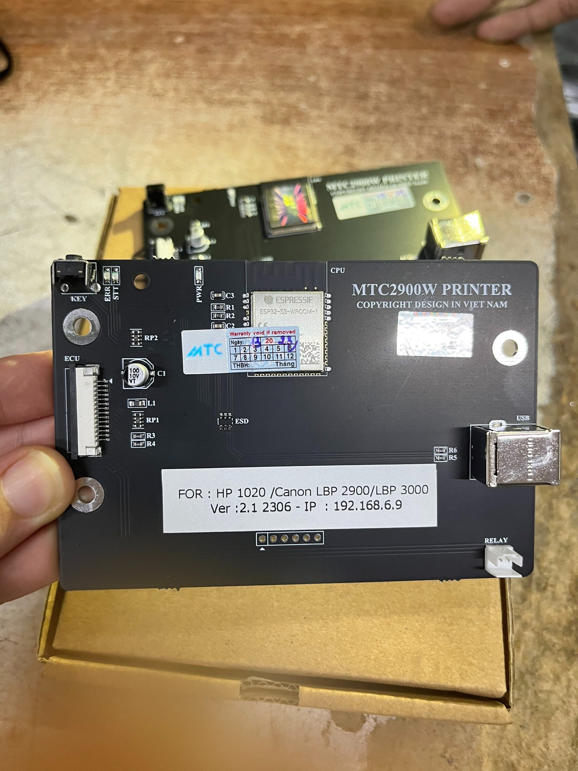Card máy in canon 2900 wifi  đời mới  ( Có kết nối wifi )