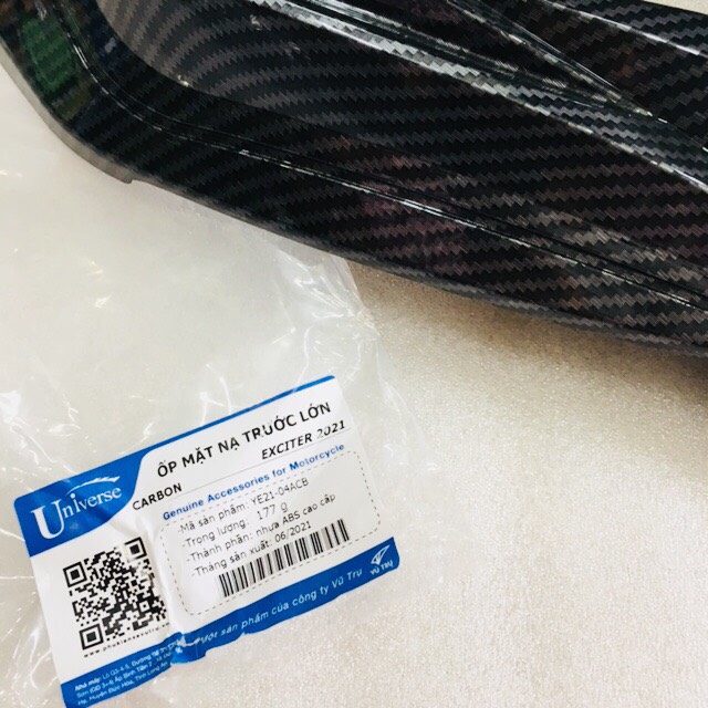 Ốp mặt nạ trước lớn Exciter 155 VVA Cacbon