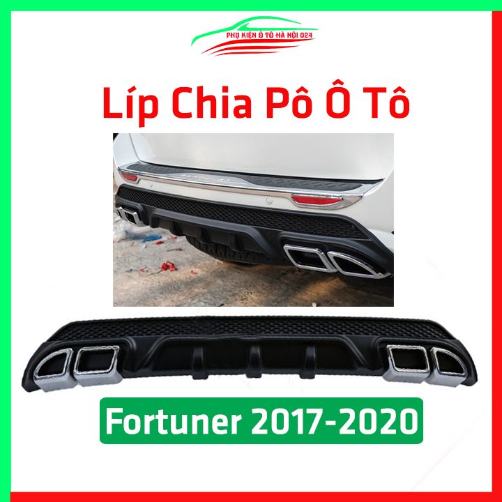 Lippo, líp chia pô ô tô fortuner 2017 2018 2019 2020 chuẩn form trang trí, bảo vệ xe hơi