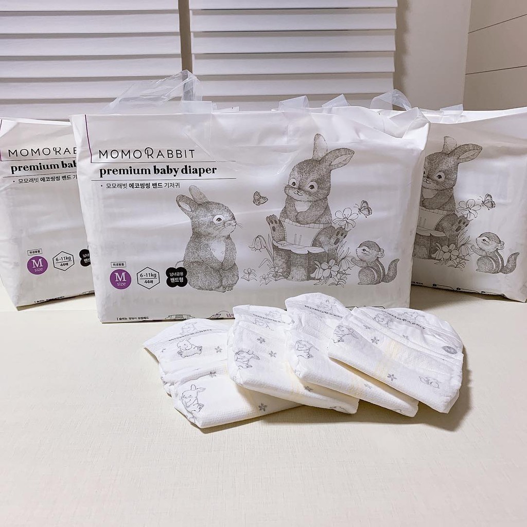 [HCM]Tã/bỉm- dán/quần Momo Rabbit nội địa Hàn Quốc