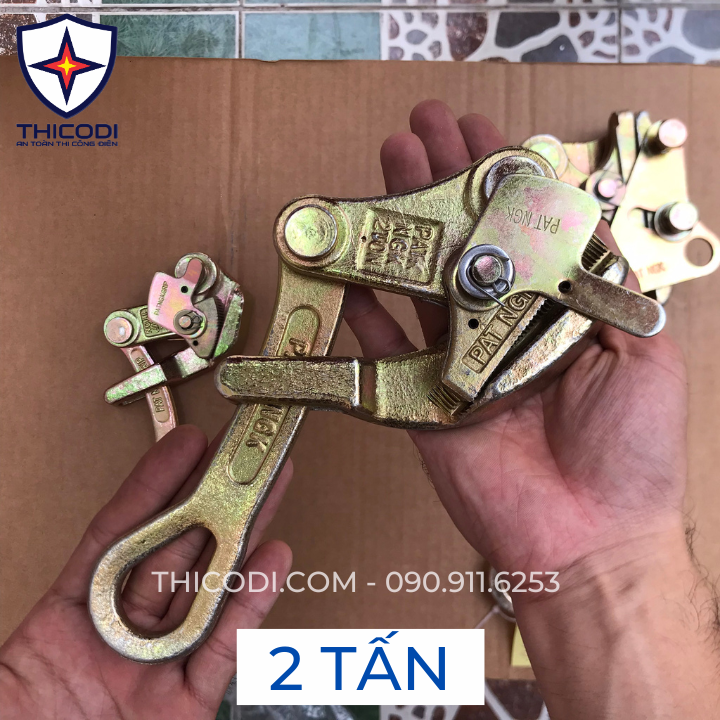 Đớp cáp cóc kẹp cáp ngậm cáp điện 1 tấn - 2 tấn - 3 tấn