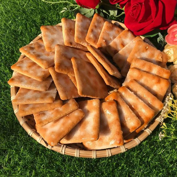 1 Kg Bánh lạt đường vuông thơm ngon-đồ ăn vặt