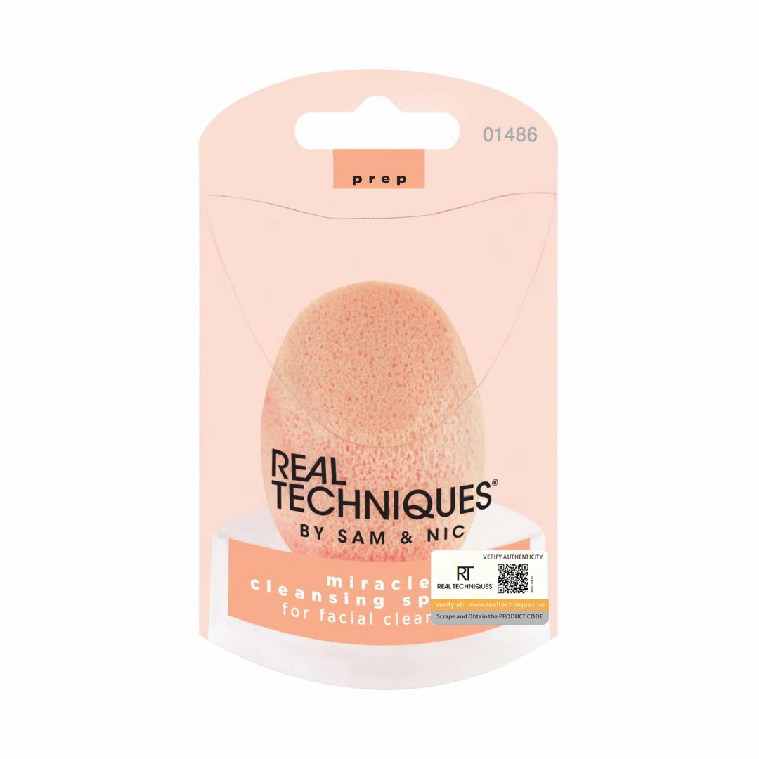 Mút Real Techniques Miracle Cleansing Sponge