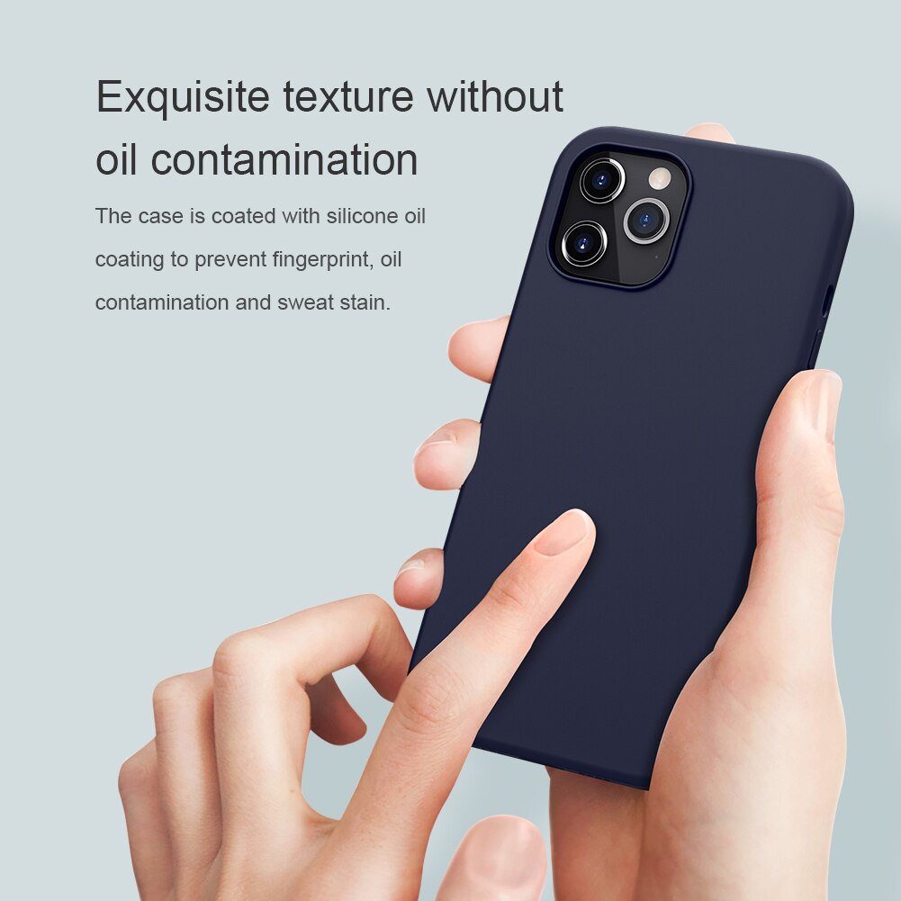 Ốp lưng iPhone 12 Pro Max silicon Nillkin Flex Pure chính hãng