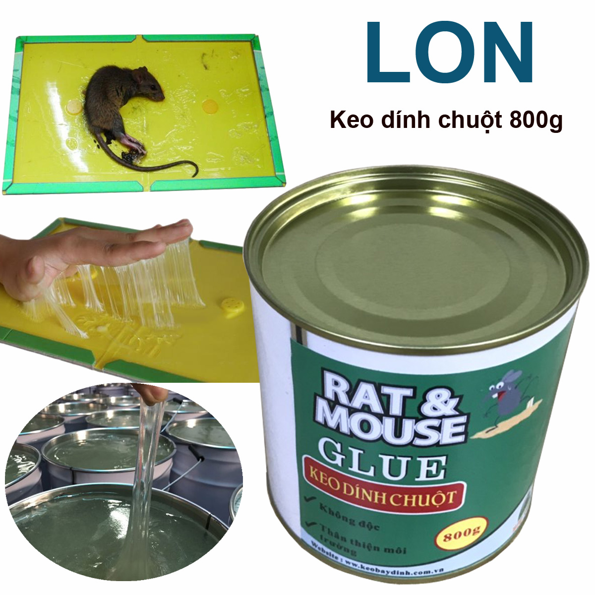 Keo dính chuột keo bẫy chuột Shop tự sản xuất chất lượng
