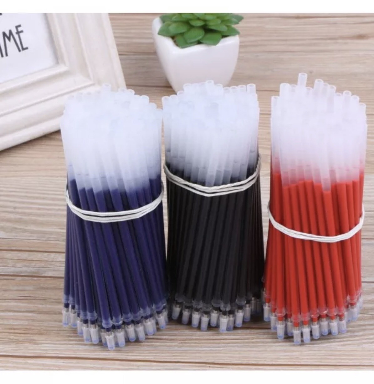 Combo 50 ruột bút,ngòi bút bi nước thay thế bút chữ a tiện dụng -tkvt2