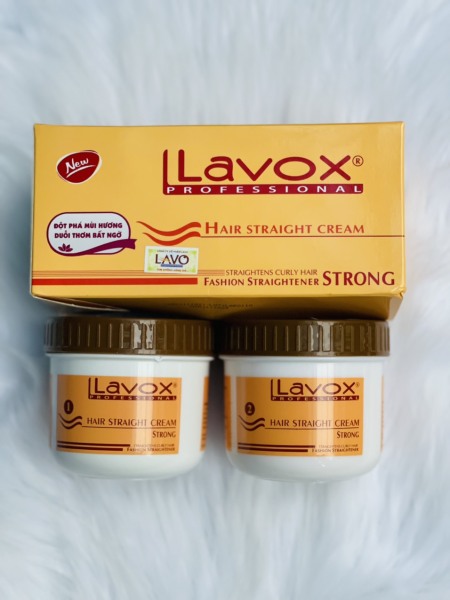 Kem Duỗi thẳng tóc LAVOX 2x140ml – Thích hợp cho mọi loại tóc