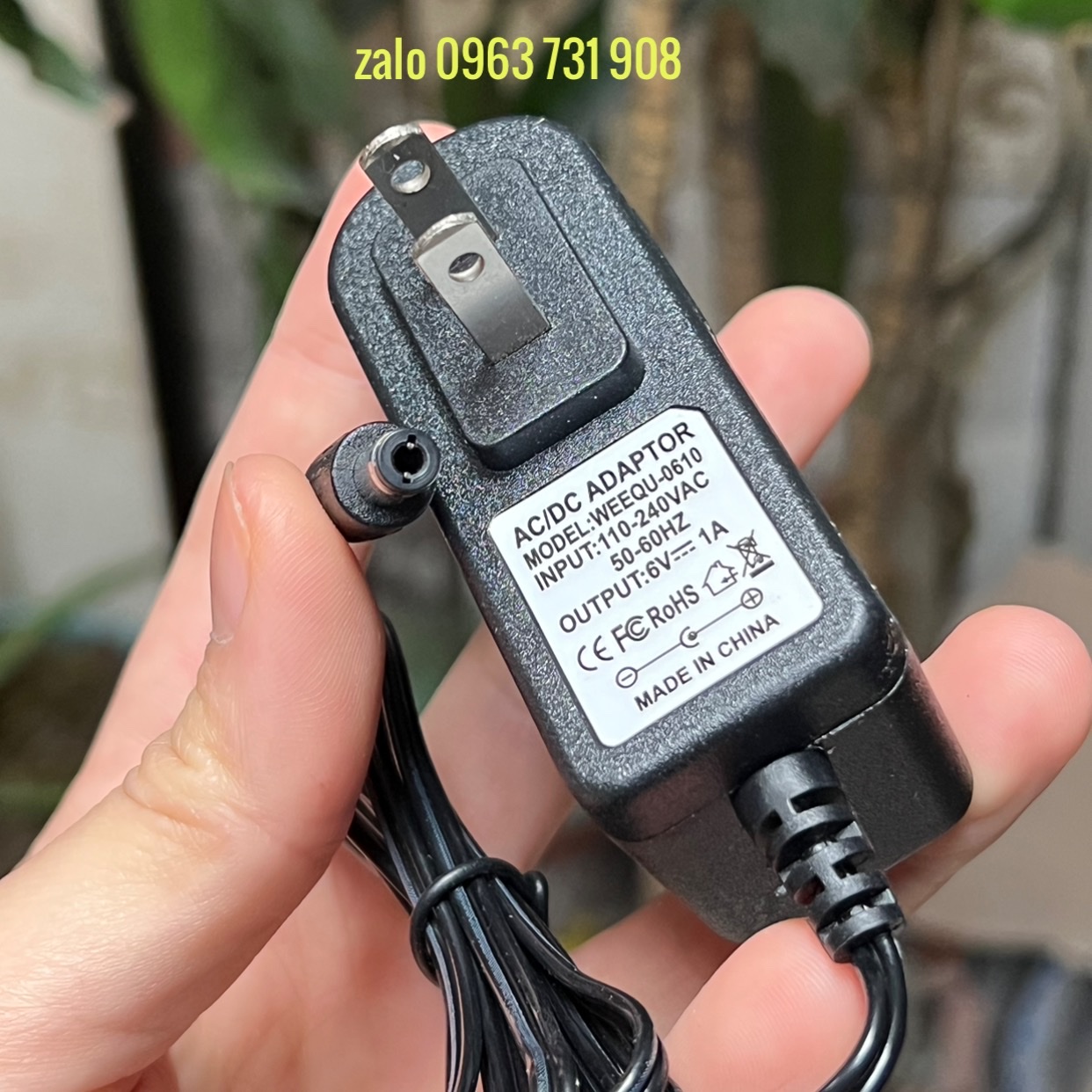 nguồn 6v 1a loại tốt