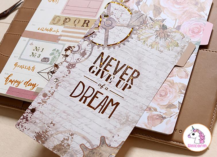 Tab 5 tấm Phân Trang Golden A5 cho Sổ Còng/Sổ Planner