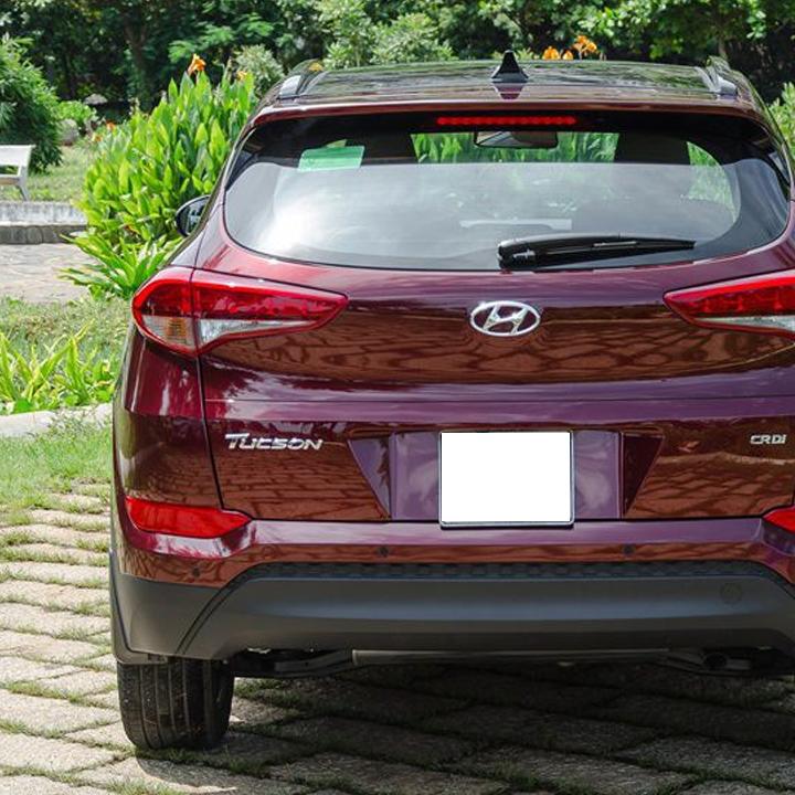 Tem Logo Chữ Nổi TUCSON Dán Đuôi Xe