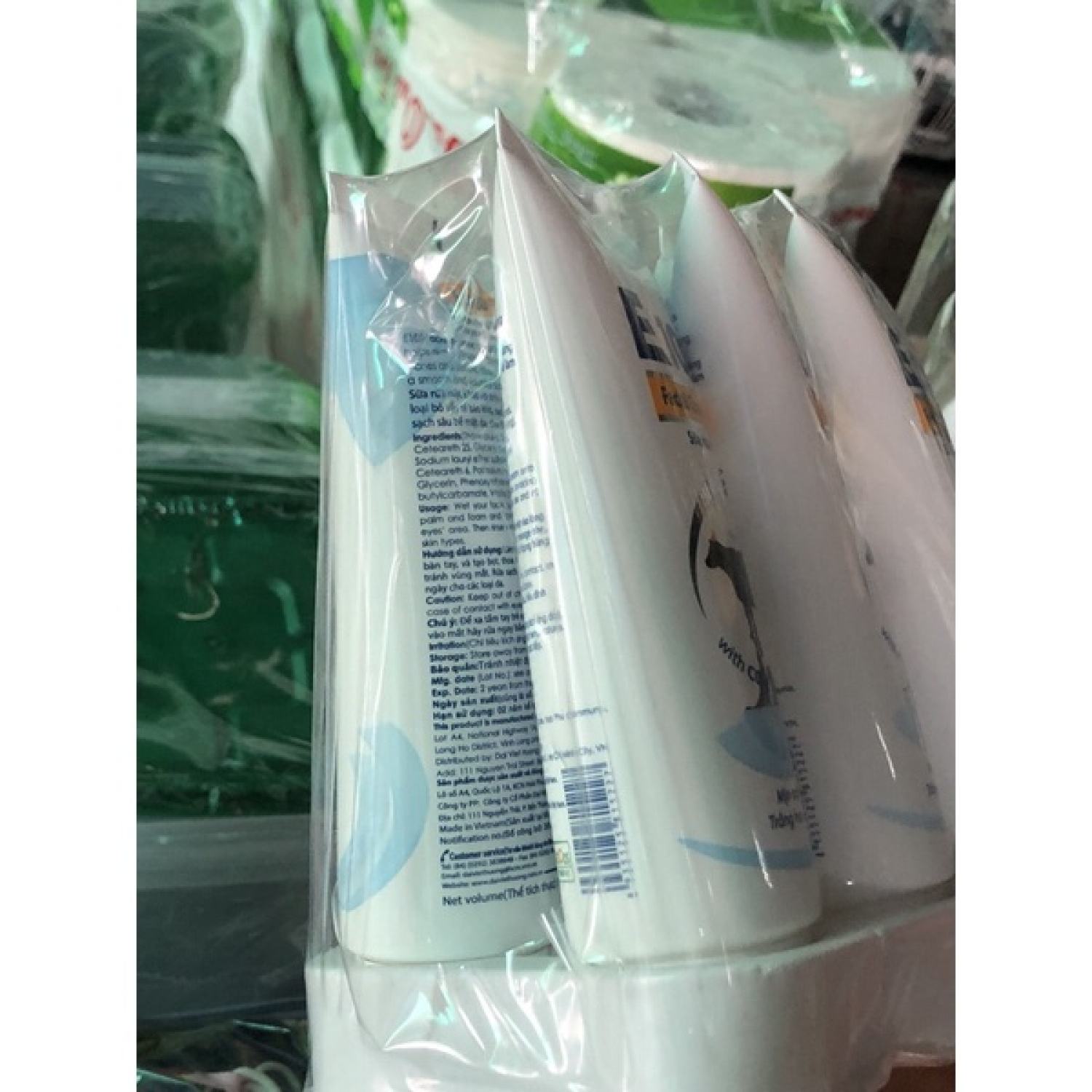 Sữa rữa mặt bò E100 tuýp 80ml mịn màng trắng sáng