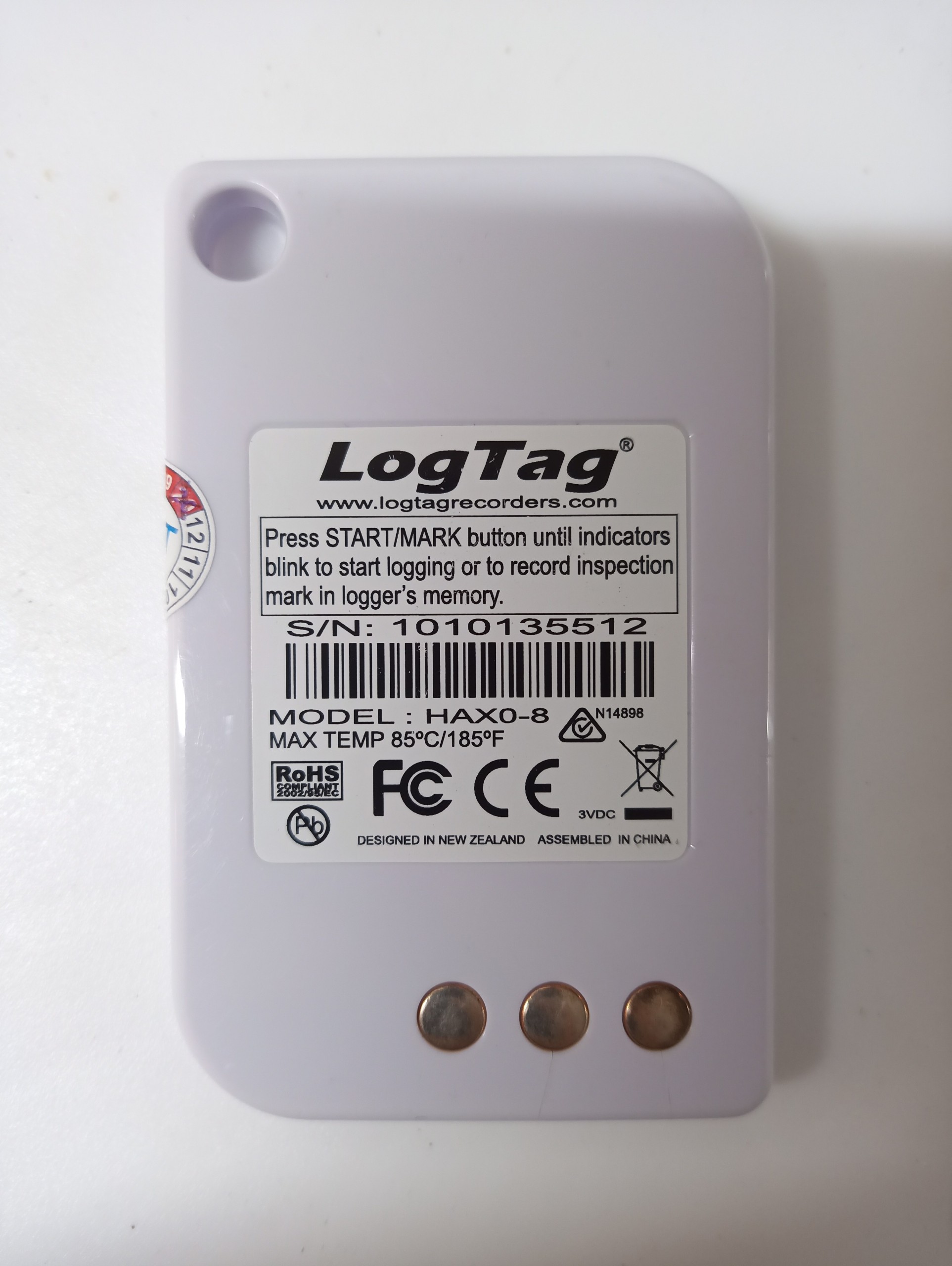 Nhiệt Kế Tự Ghi LogTag Trix 8 (kèm đầu đọc)