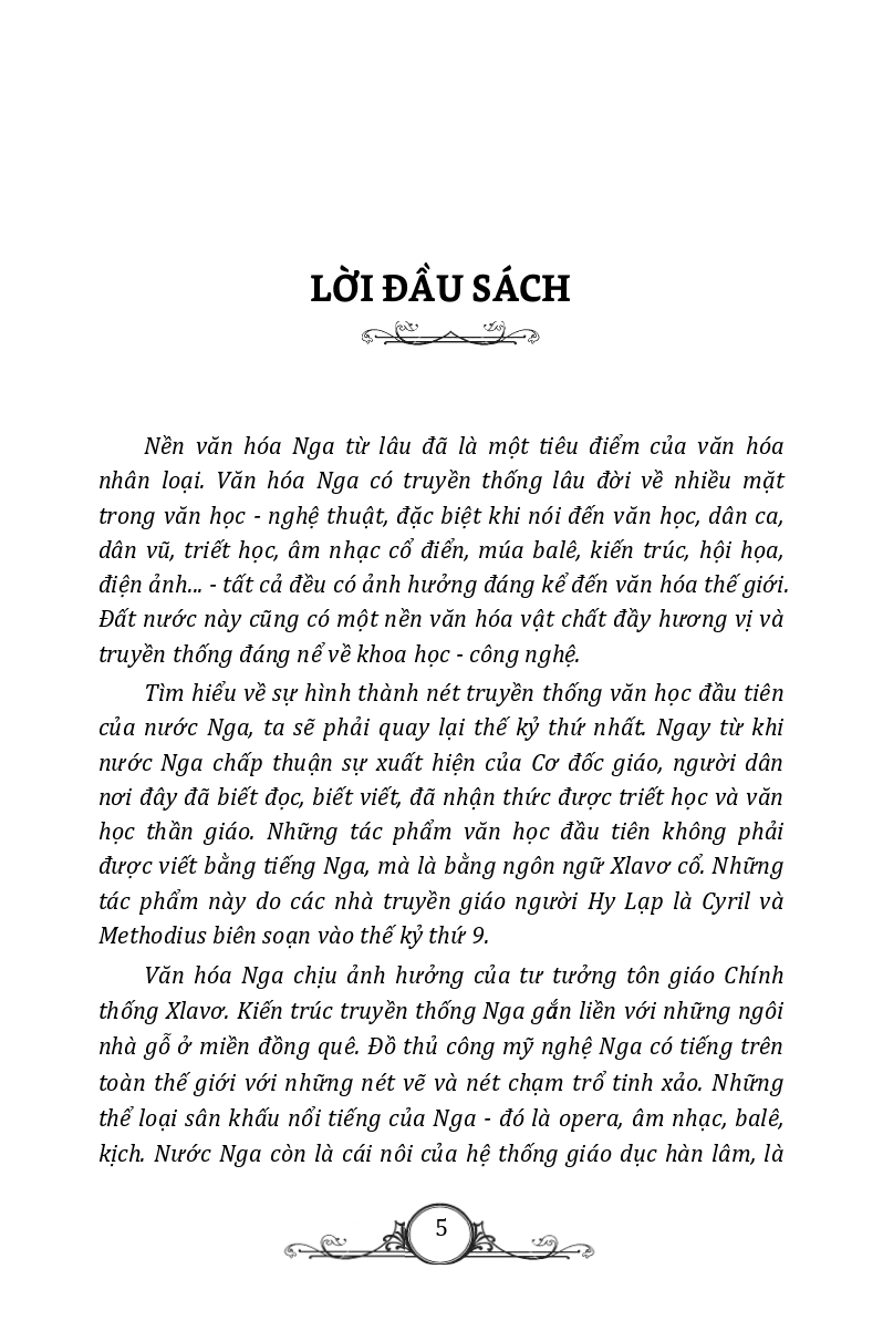 Tủ Sách Văn Hóa Phổ Thông - Tìm Hiểu Văn Hóa Nga