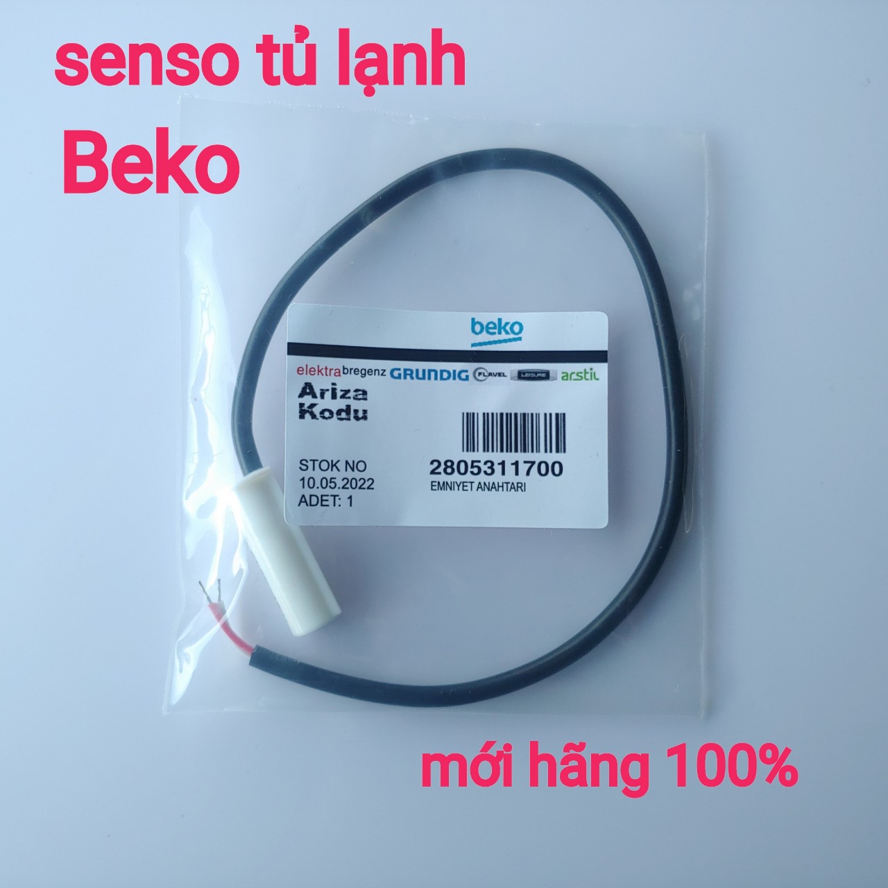 Senso / cảm biến tủ lạnh Beko ( mới hãng 100% )
