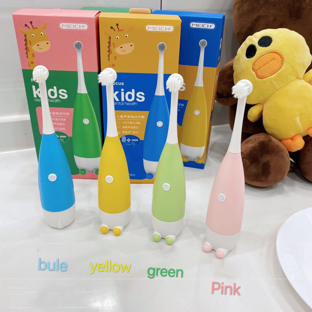Bàn Chải Điện-Bàn Chải Đánh Răng Điện Kid Cho Bé-an toàn tự động