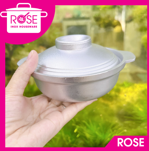 Nồi nhôm trắng VẠN LỢI kho thit,kho cá, kho quẹt size 12cm tiện lợi