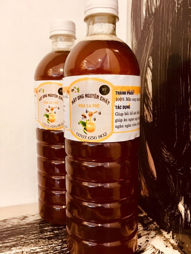 Mật ong hoa cà phê Đăk Lăk nguyên chất (1 lít)