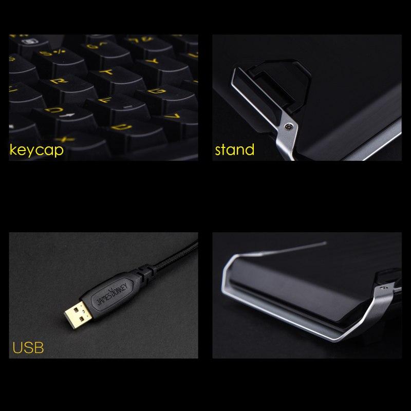 Phím cơ James Donkey 612 Black Blue Switch Kailh