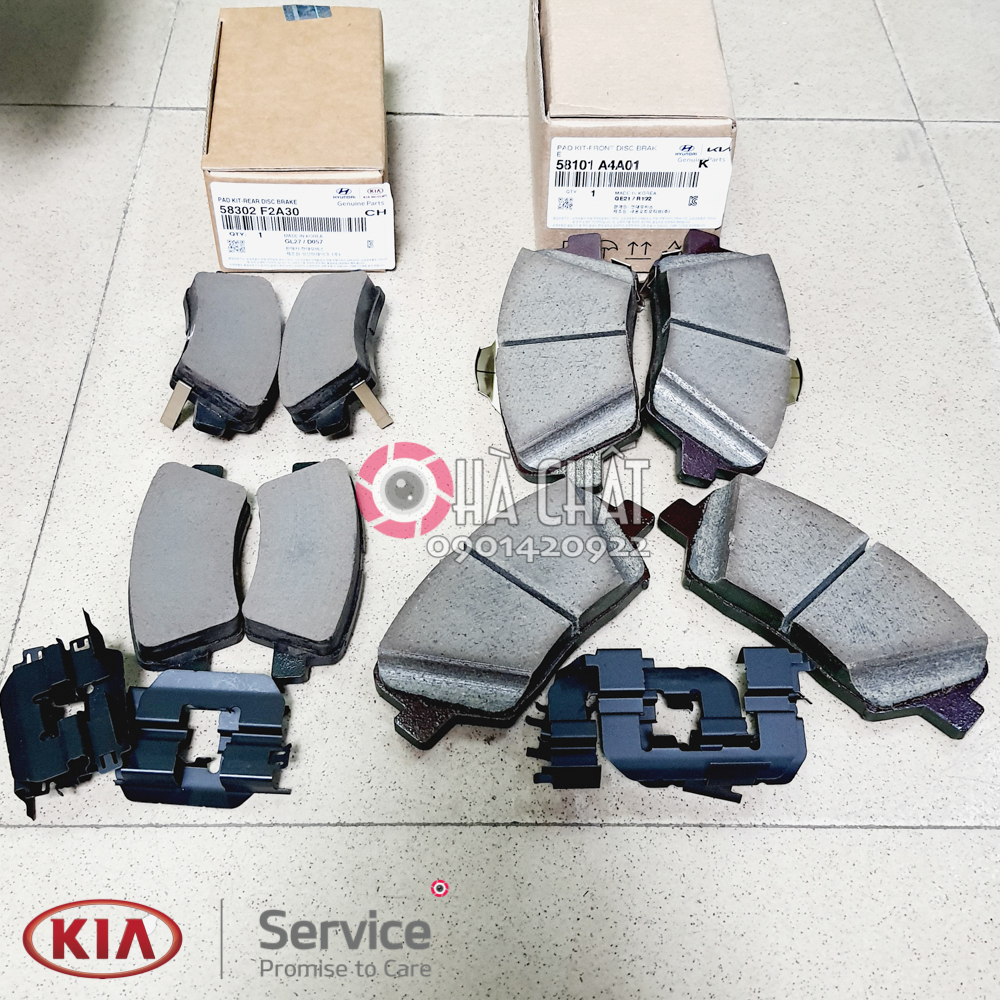 Má phanh trước & sau KIA RONDO 🚘 Nhập khẩu chính hãng Hàn Quốc 🎯 58302F2A30 58101A4A01 Bố thắng xe Rondo