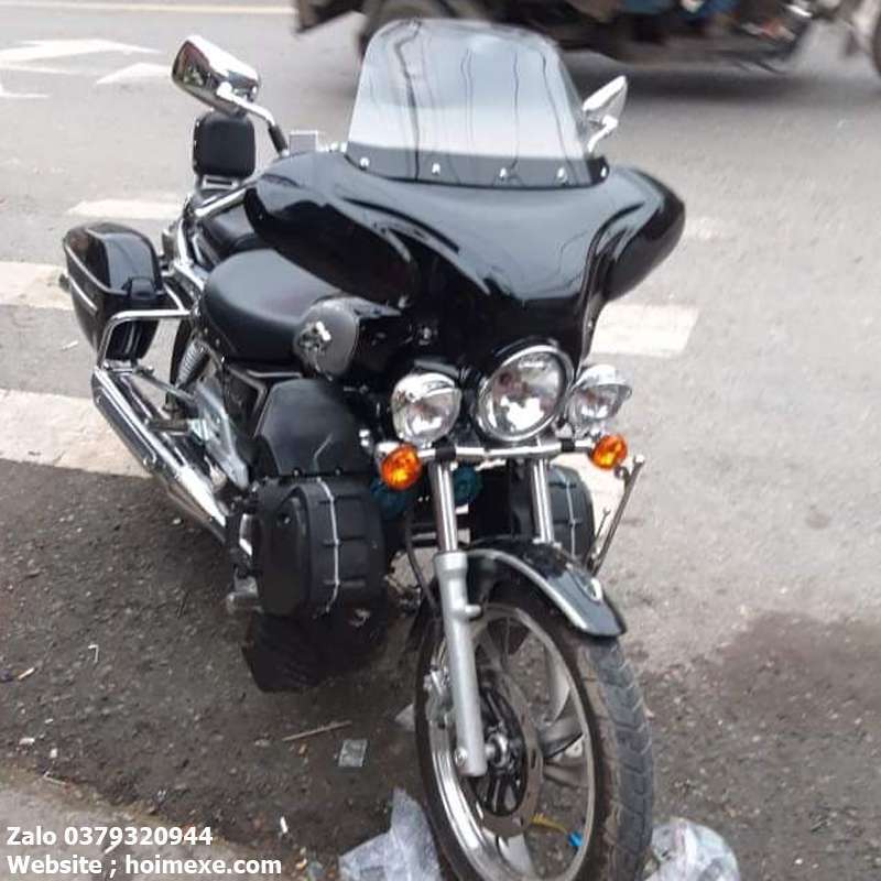 Kính chắn gió harley độ các dòng xe + pass ốc vít