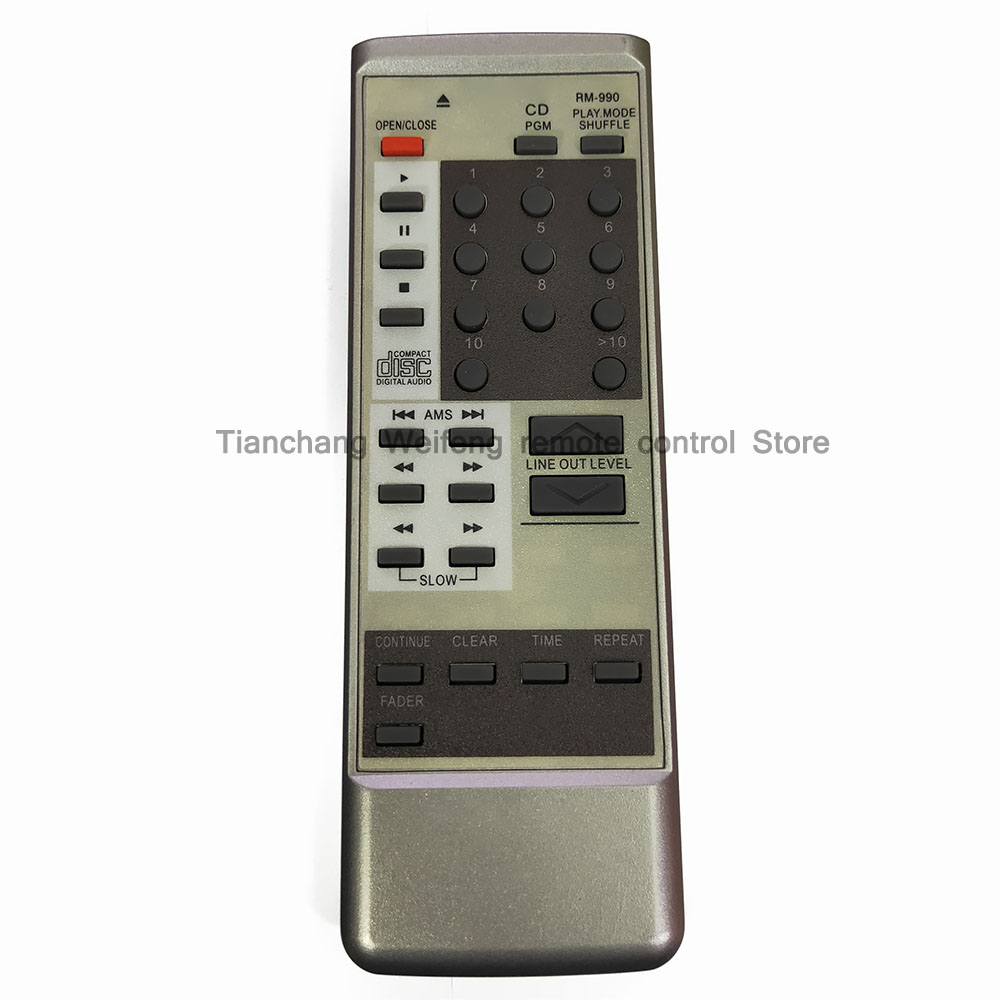 New replacement rm-990 for sony cd player remote control cdp497 cdp590 cdp790 cdp970 cdp990 cdp991 cdp227 cdp228 cdp333