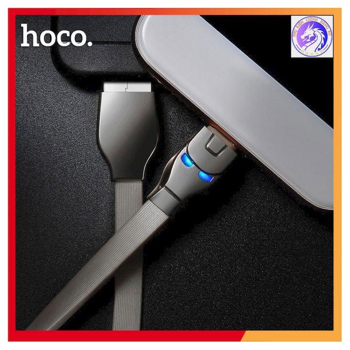[HCM]Cáp Sạc Nhanh 2.4A hoco U14  Có Báo Đèn  DÀI 1M/2M