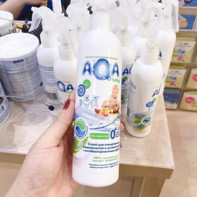 Xịt Kháng Khuẩn AQA Baby 300 ml