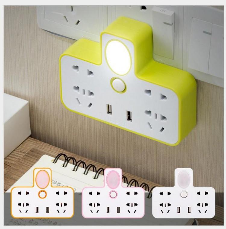 Ổ ĐIỆN CHIA 2 CỔNG USB