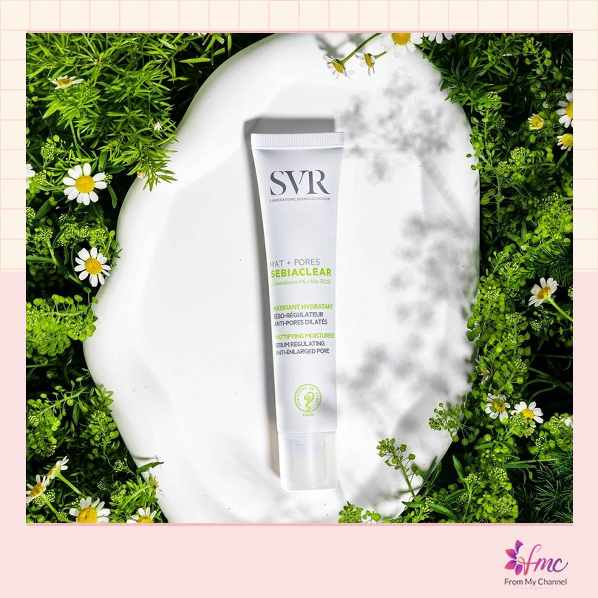 [MUA 1 TẶNG 1] Kem Dưỡng Giảm Mụn, Thông Thoáng Lỗ Chân Lông SVR Sebiaclear Mat + Pores 40ml + Tặng 1 túi chườm giảm đau bụng