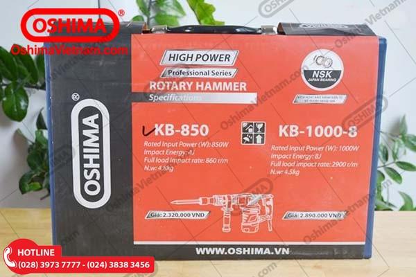 [HCM]Máy khoan búa Oshima KB 850