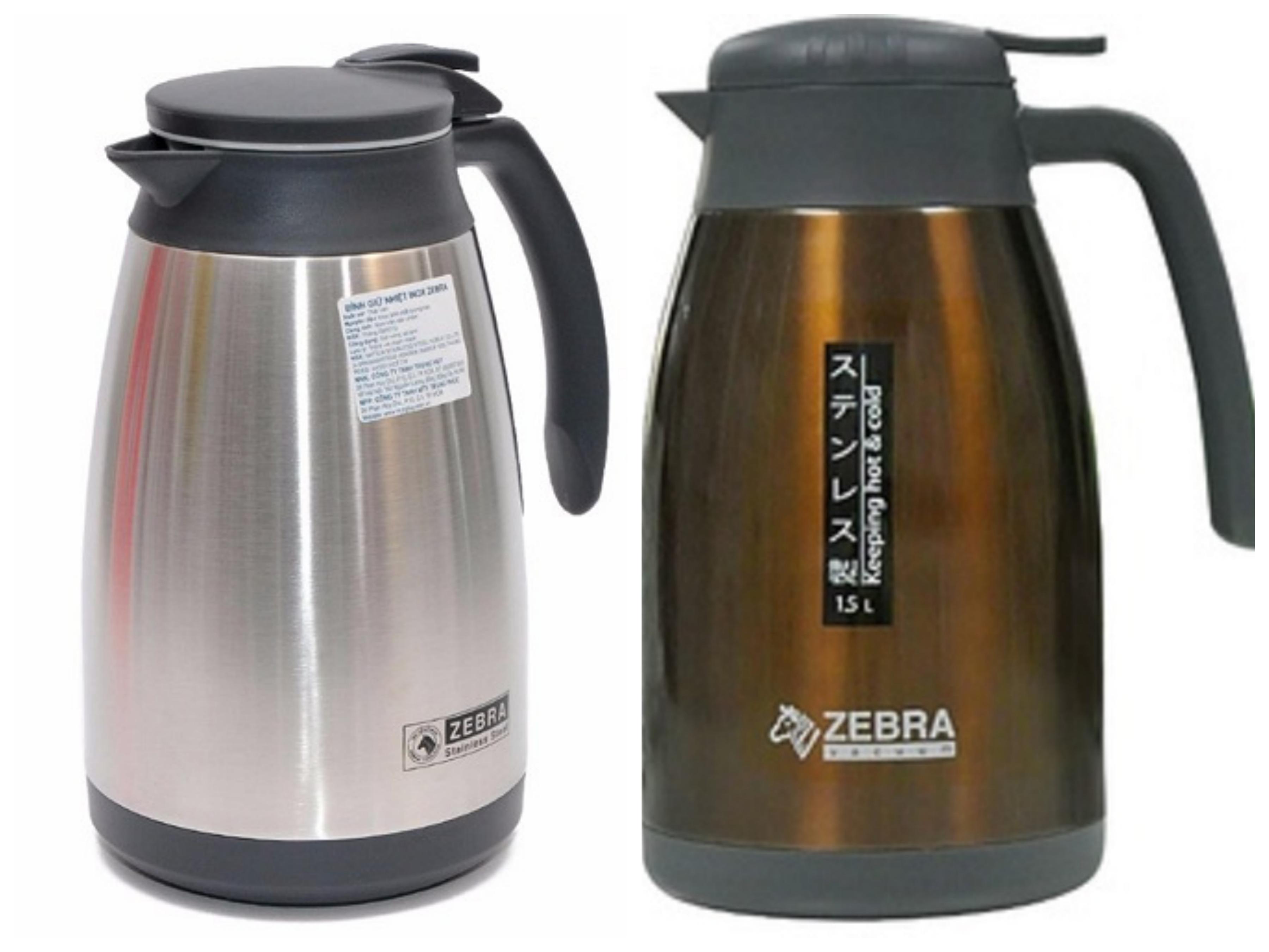 Bình giữ nhiệt Zebra Smart Thái Lan 1L. Nhập khẩu Thái Lan,112964 & 112967- inox 304 cao cấp siêu bền, tuyệt đối an toàn cho sức khỏe