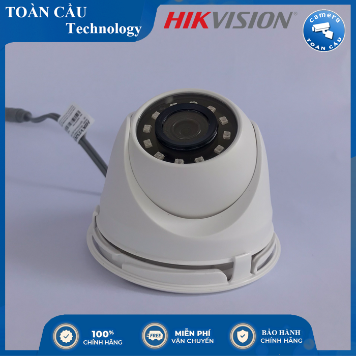 [100% CHÍNH HÃNG] Camera HDTVI Dome 2MP HIKVISION DS-2CE56B2-IPF - Camera Toàn Cầu