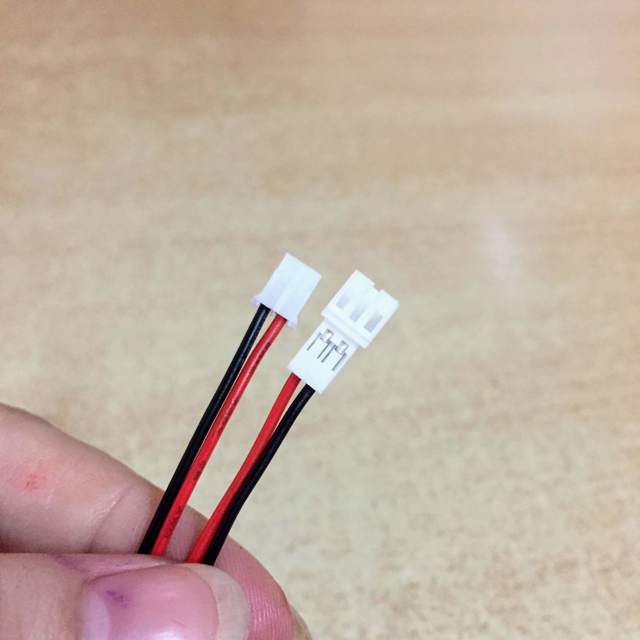 Cặp dây nối pin chân dăm trắng vuông PH2.0 để chế tạo pin H56 H36