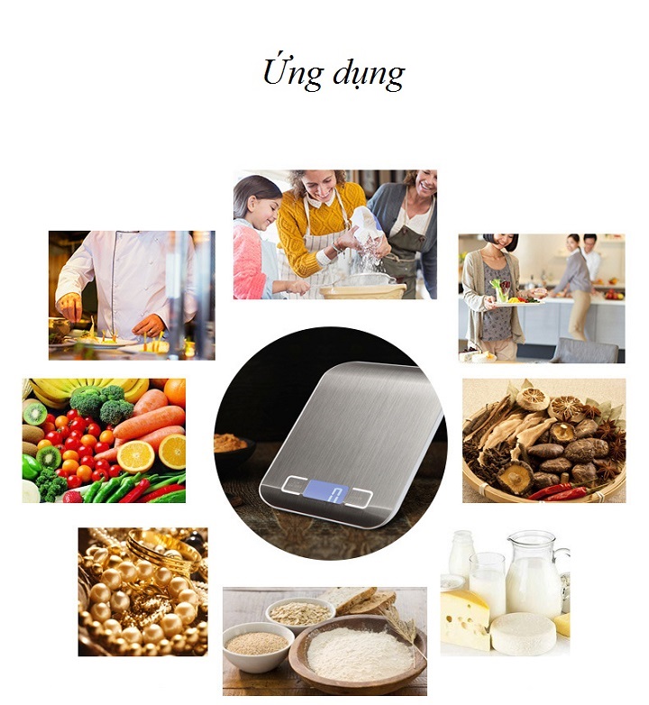Cân Điện Tử 10kg DH-2012 ( CÂN NHÀ BẾP TỐI ĐA 10KG )