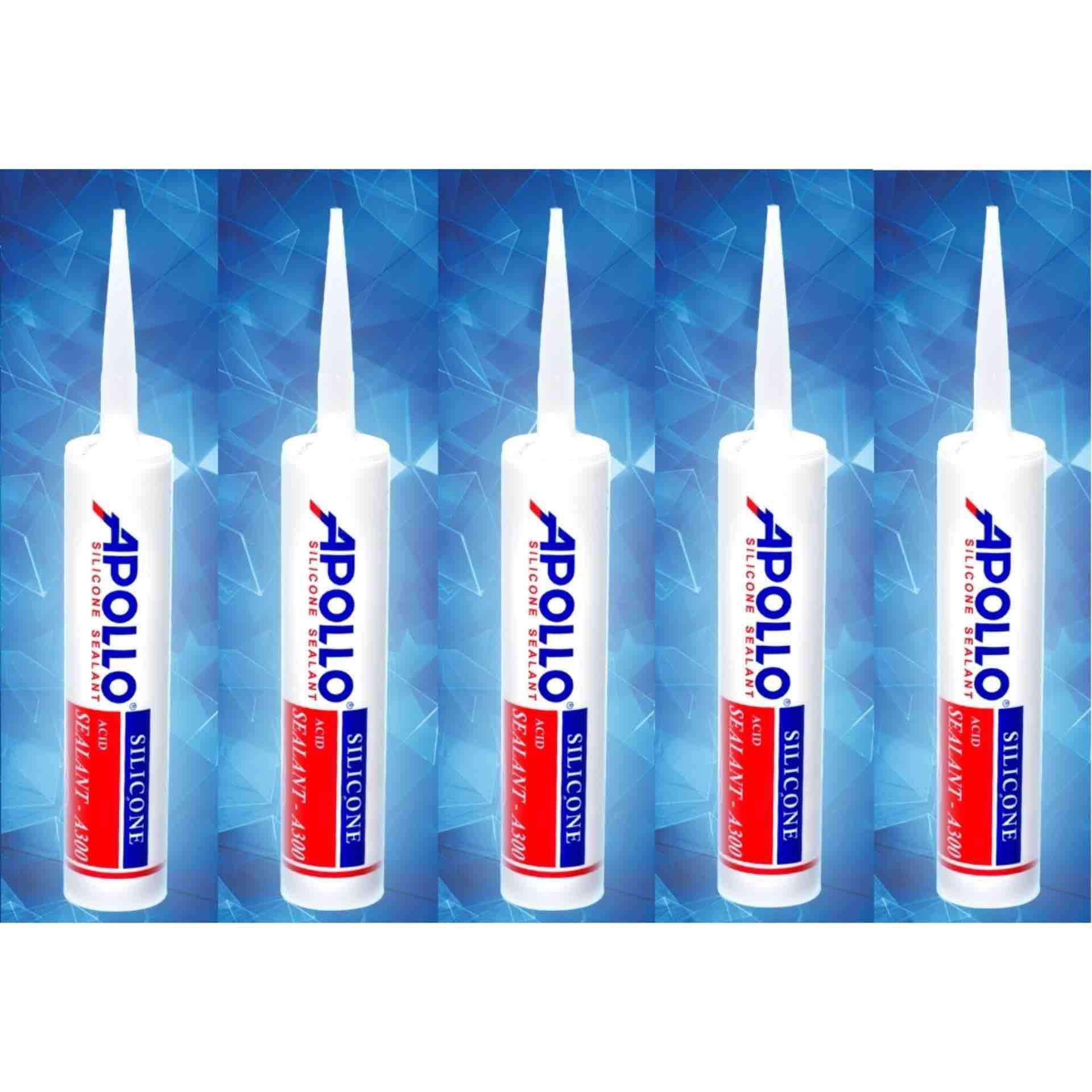APOLO silicon Sealant A300( trắng trong, trắng đục, đen)