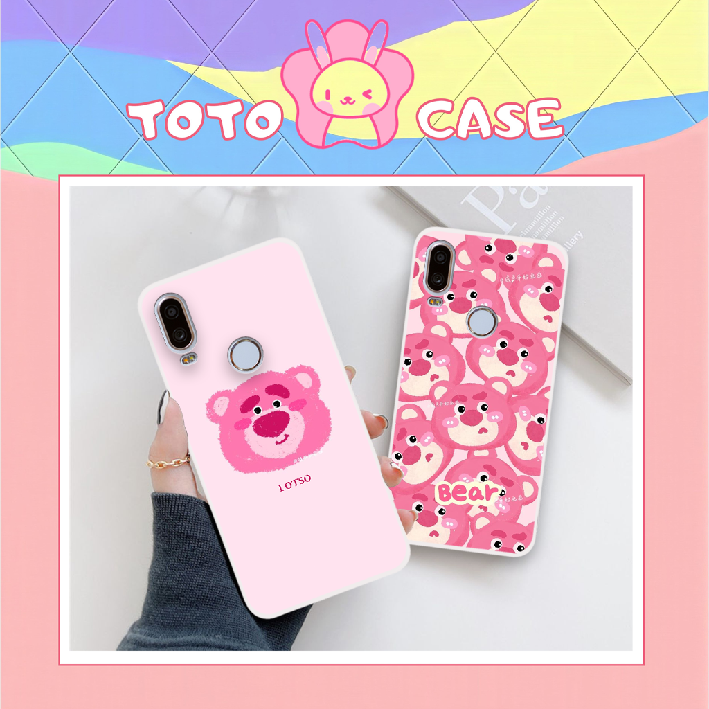 Ốp lưng Vsmart Active 1 / Active 1 Plus / Active 1+ gấu dâu Lotso Disney đáng yêu