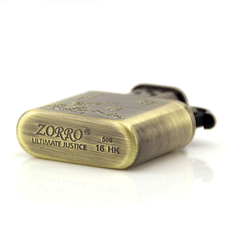 Bật lửa xăng đá hình hoa mai hoa đào Zorro Z506 ( Không Xăng )