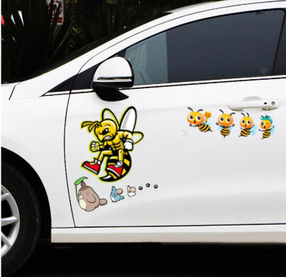 [HCM]Tem combo Ong vàng - Decal 19 chú ong vàng dán xe tải ô tô..