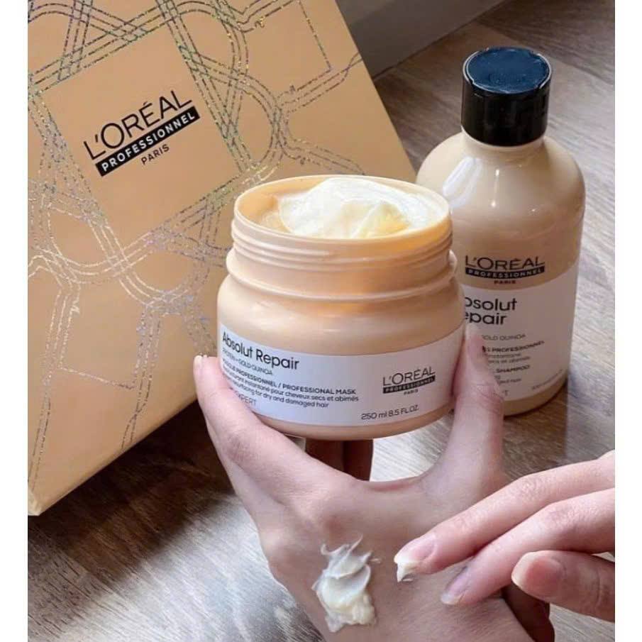 Dầu hấp kem bơ phục hồi hư tổn toàn diện L'Oréal - Loreal Absolut Repair 250ML | Lazada.vn