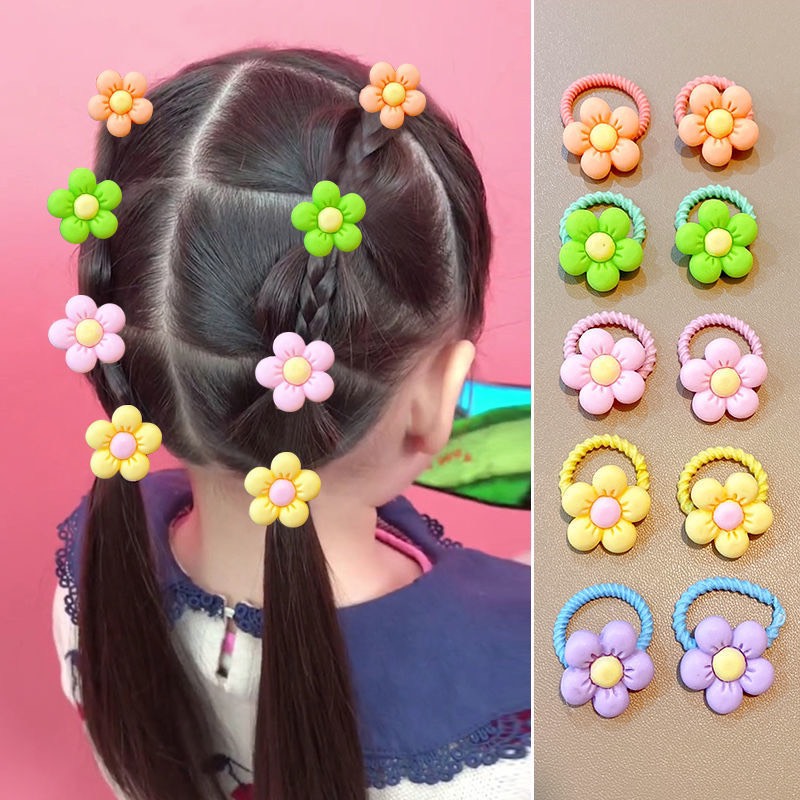 Set 10 cột tóc mẫu mới siêu yêu cho bé