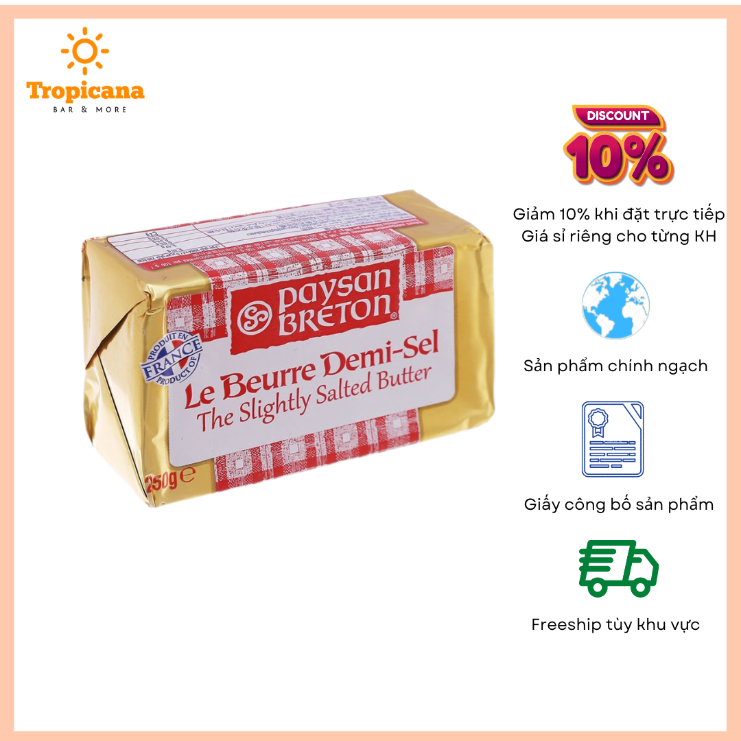Bơ mặn Paysan Breton 250g