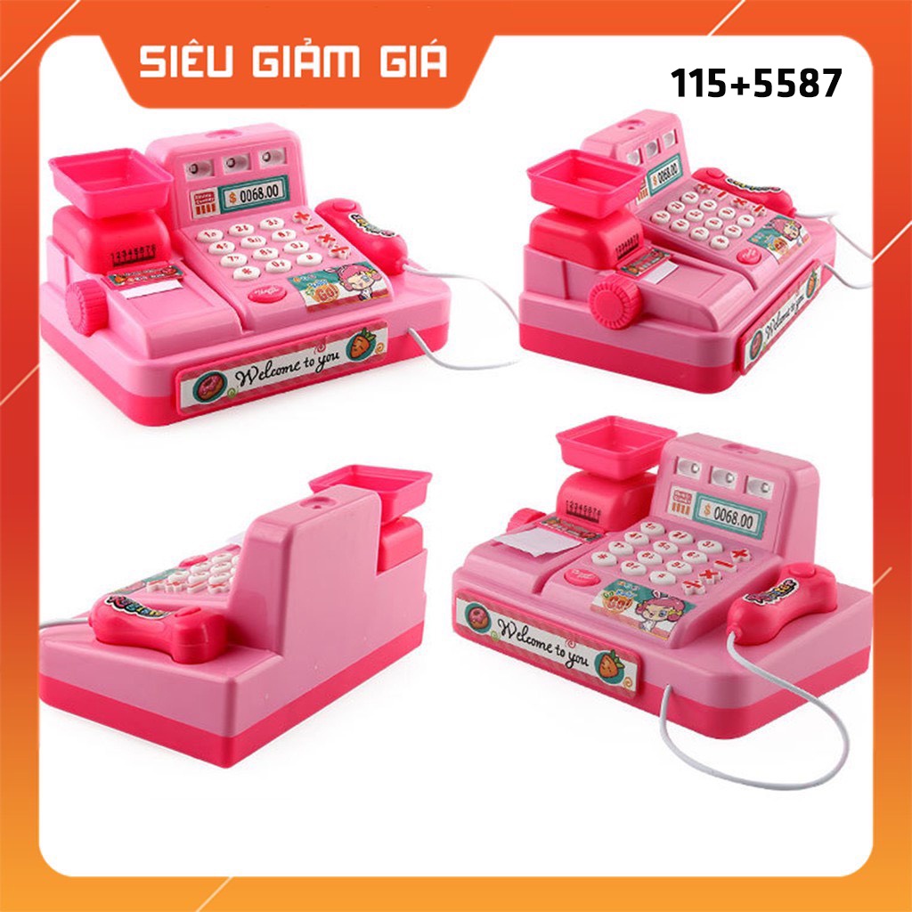 Bộ đồ chơi máy tính tiền siêu thị Hello Kitty