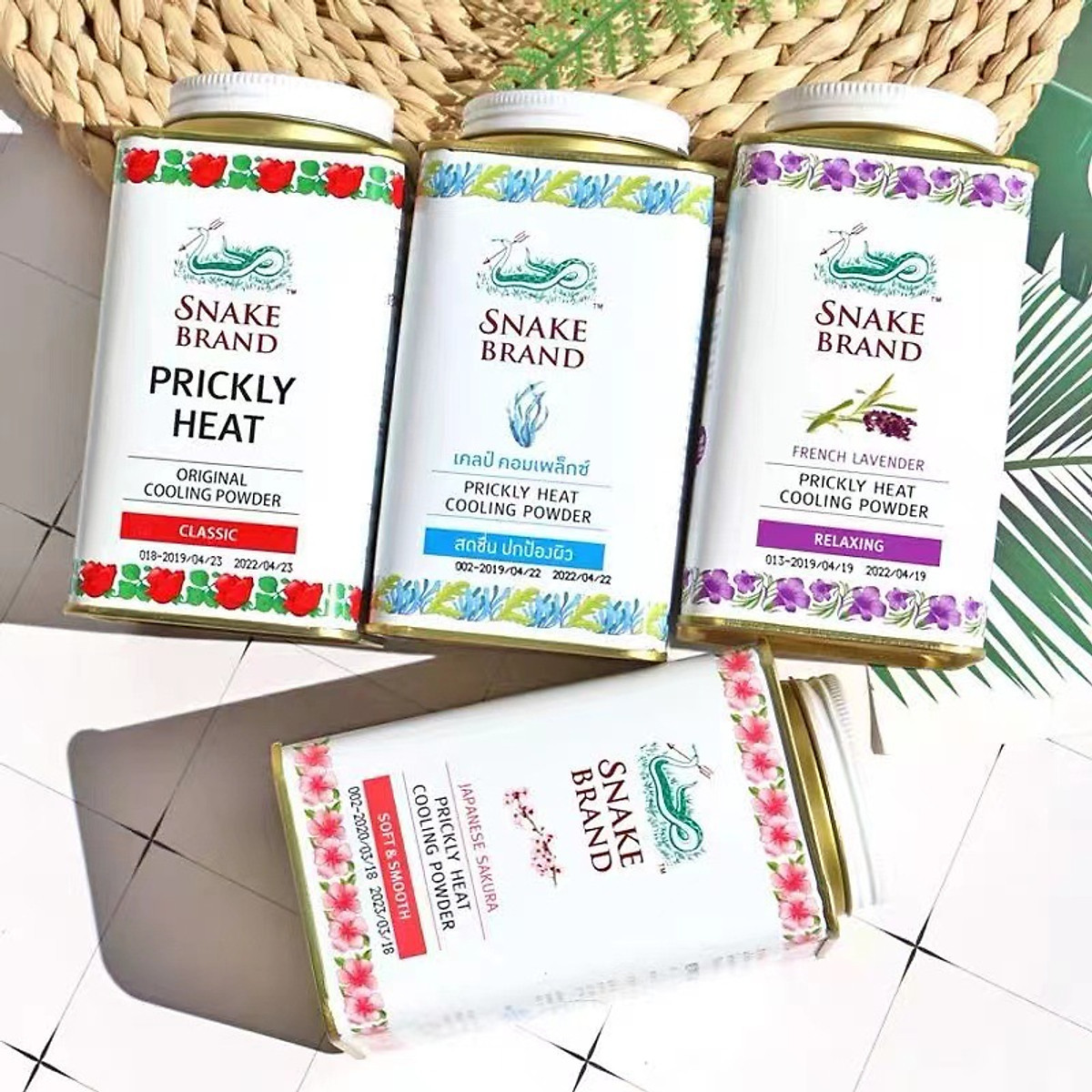 Phấn lạnh Snake Brand Thái Lan 140g