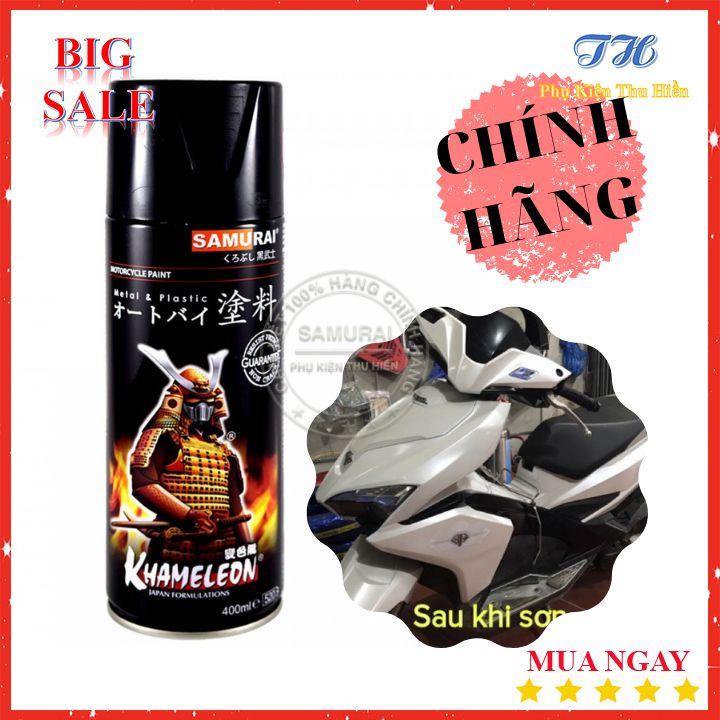 Sơn Samurai Trắng Ngọc Trai H196