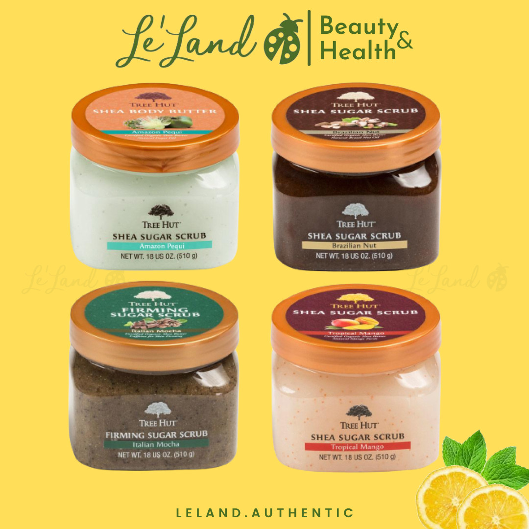Bill US - Tẩy Tế Bào body Tree Hut Shea Sugar Scrub (510g)