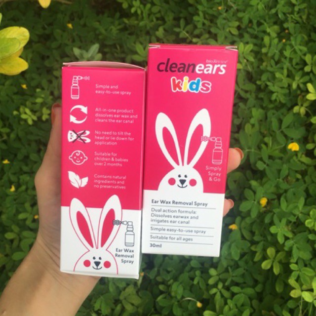 Xịt Tan Ráy Tai Clear Ears 30ml